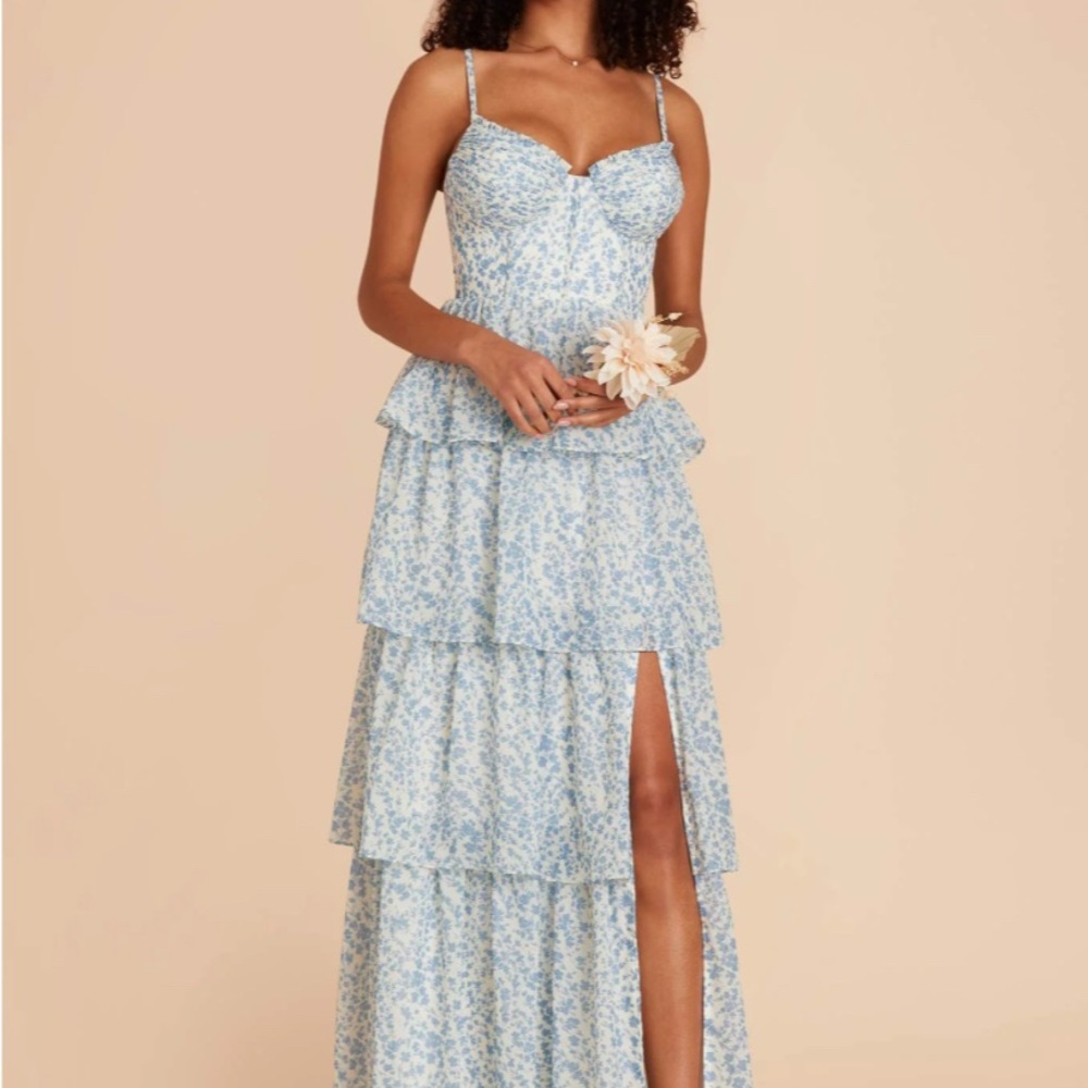 Birdy Grey Lola Dress in Blue Dreamy Ditzy (size small)